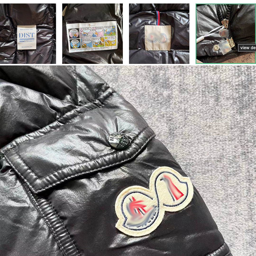 mens maya black puffer jacket 70th "mclizzy"