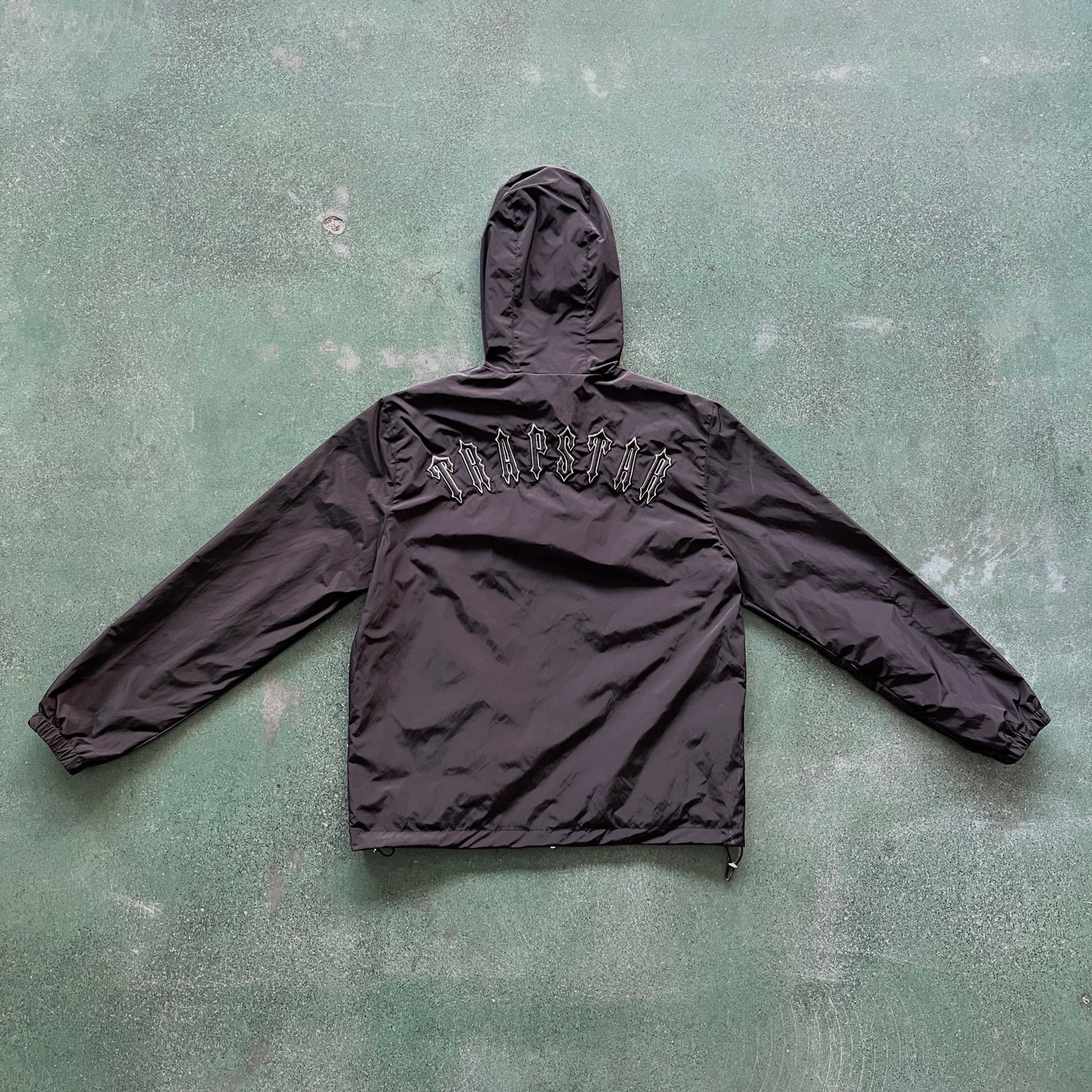 mens black windbreaker "tstar"