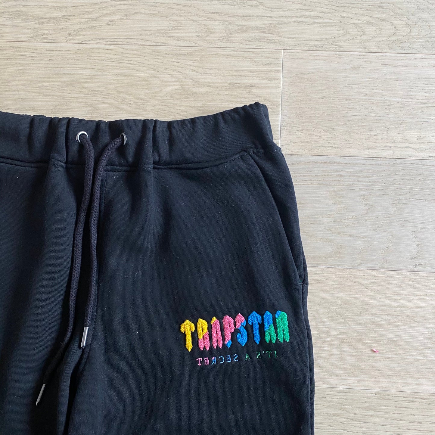 mens candy black chenille decoded hooded tracksuit "tstar"