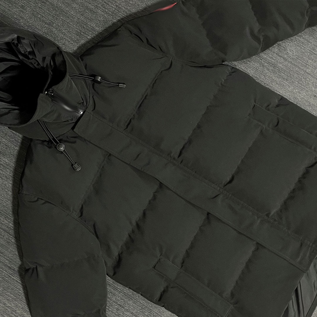 mens black jacket "milan goose"