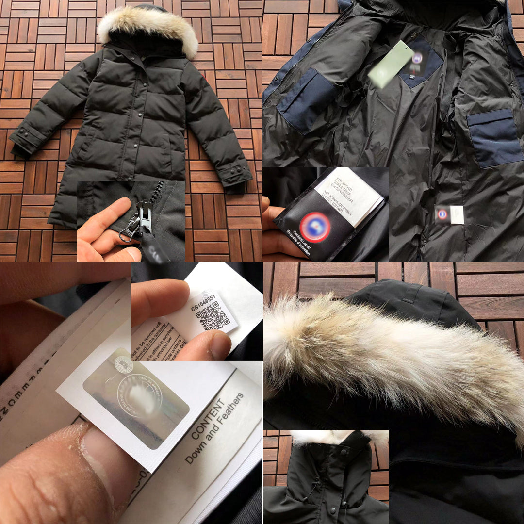 womens black jacket "goose shlbrne"