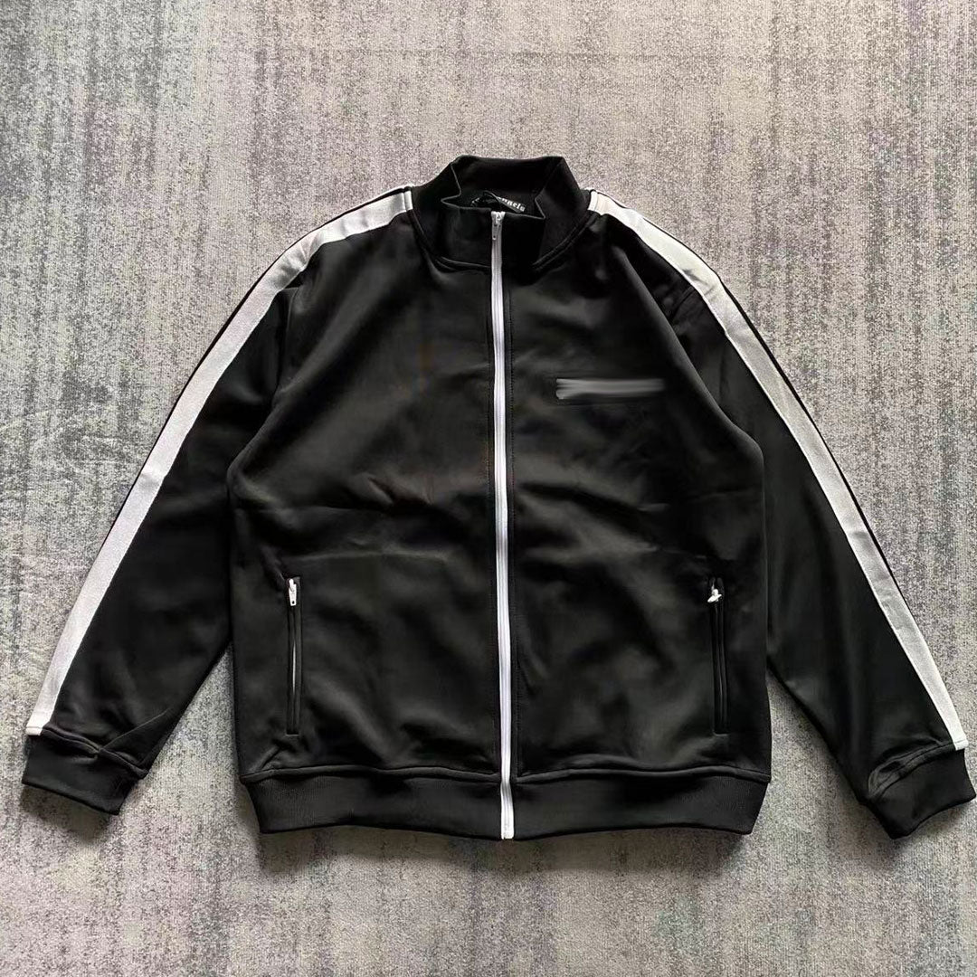 mens black angels track top