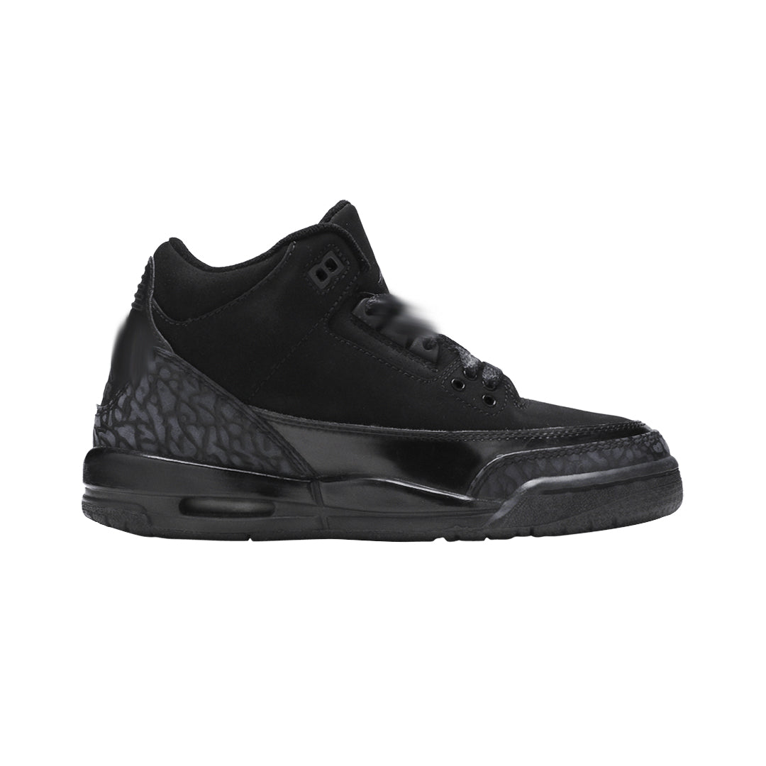 mens j3 shoes “black cat"