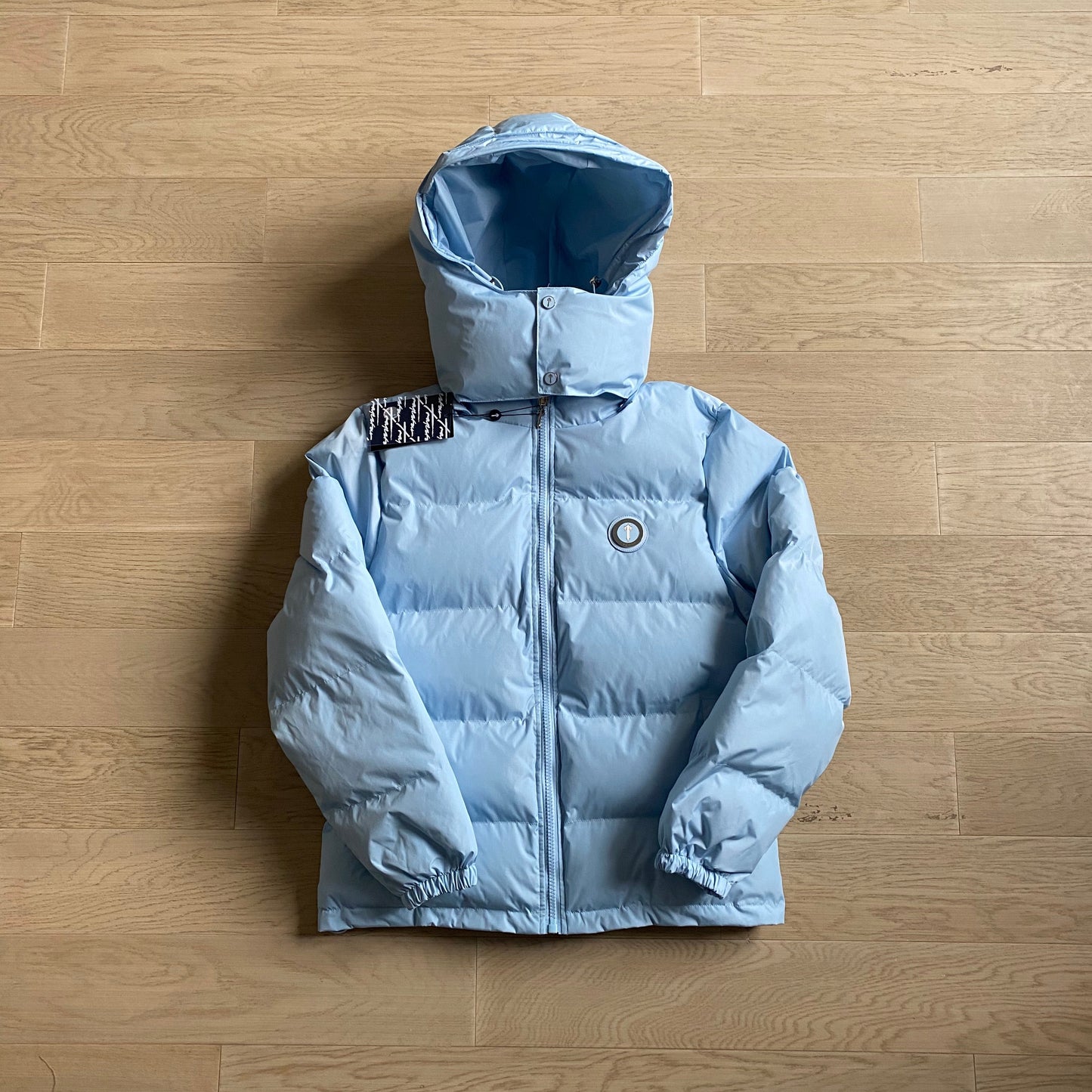 mens ice blue puffer jacket "tstar"