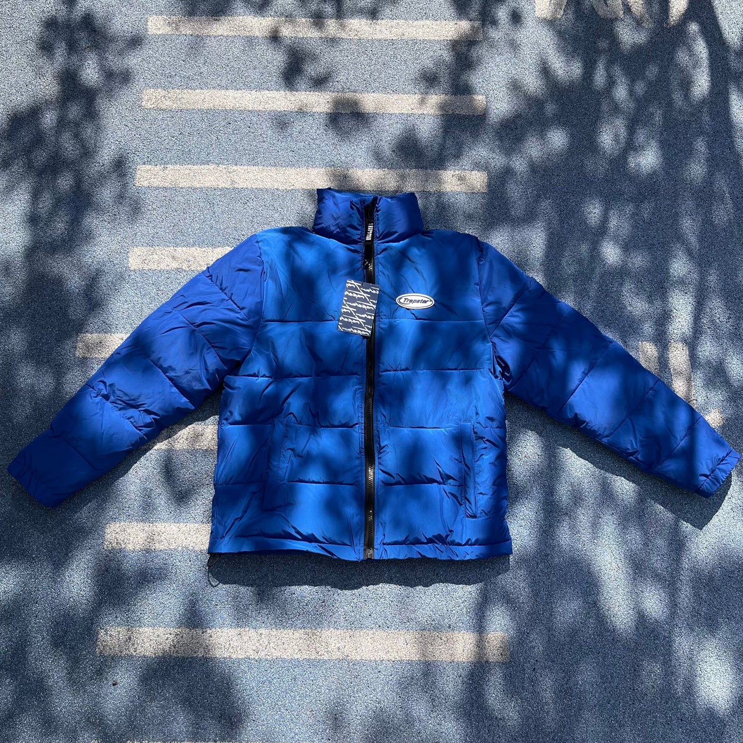 mens blue puffer jacket "tstar hyperdrive"