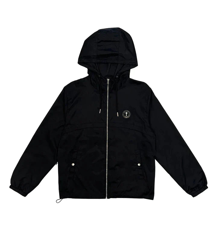 mens black windbreaker "tstar"