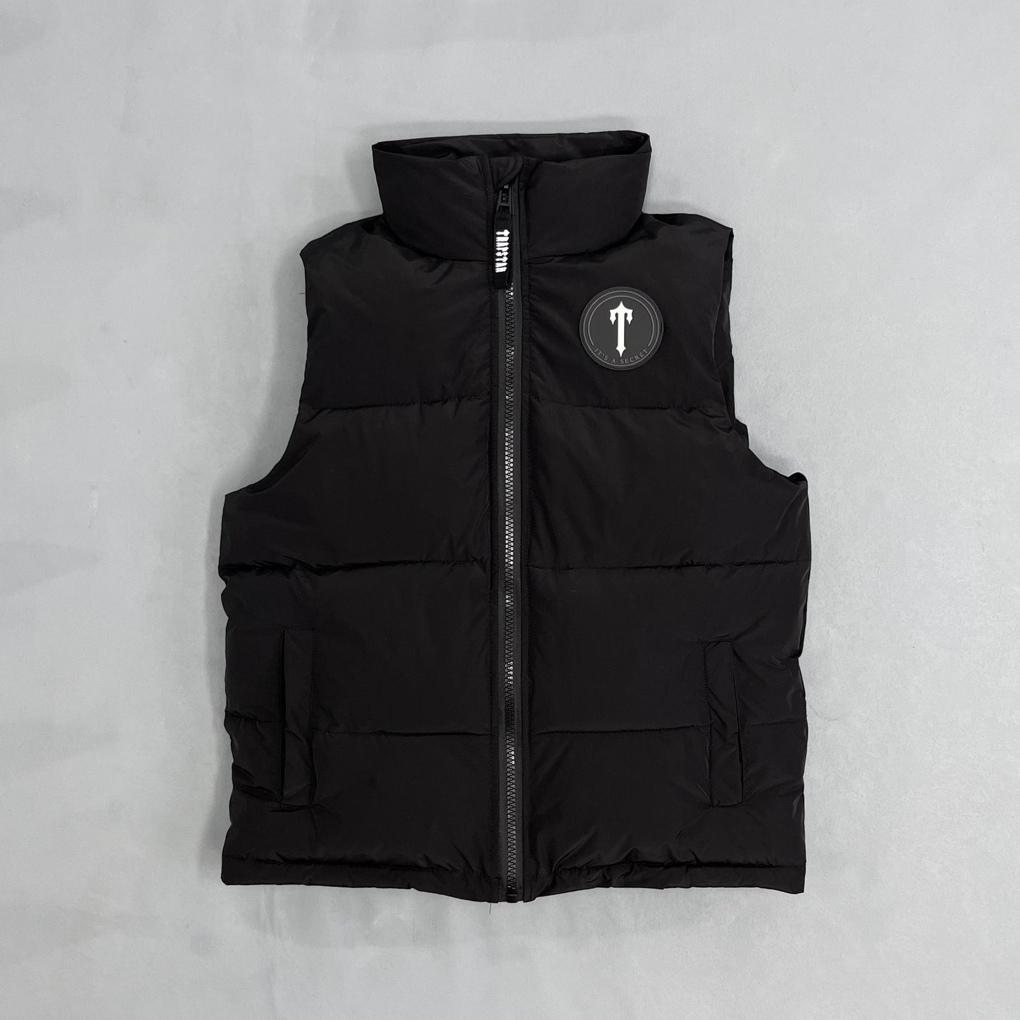 mens black gilet "tstar"