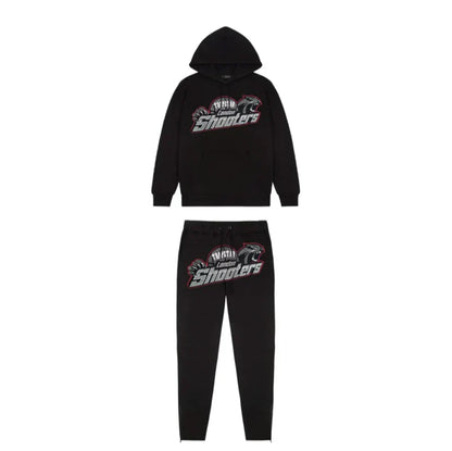 Mens Black/Red Shooters tracksuit "TStar"