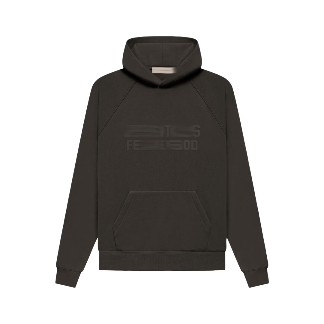 mens off black hoodie "fog" fw22