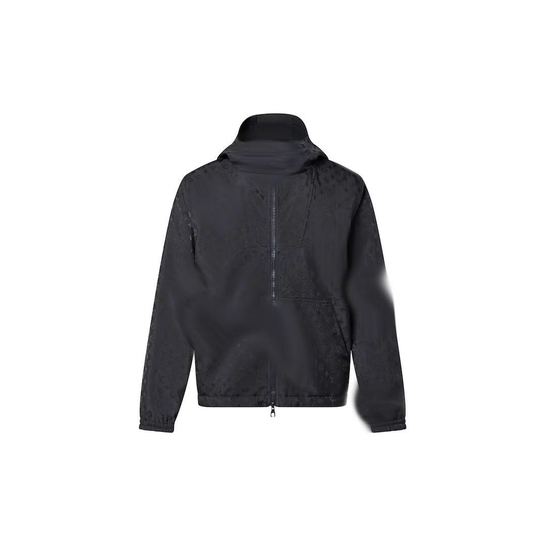 mens black windbreaker jacket "vl"