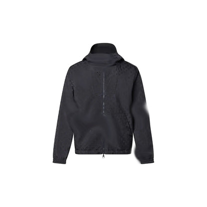 Mens Black Windbreaker Jacket "VL"