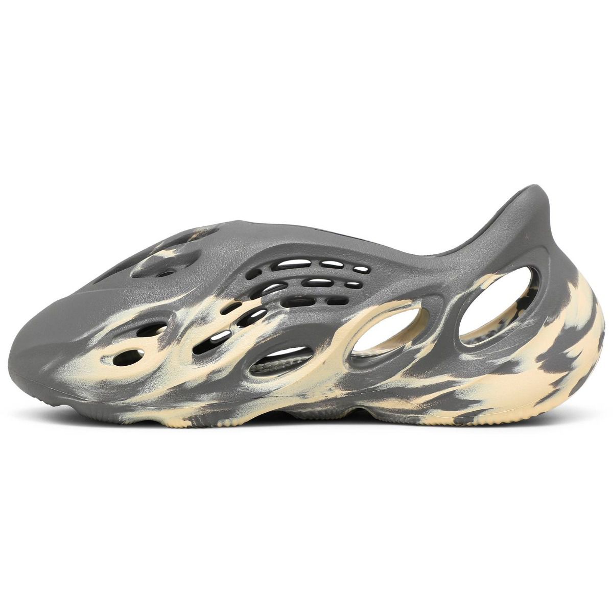 mens moon grey/yellow foam shoes "yzy"