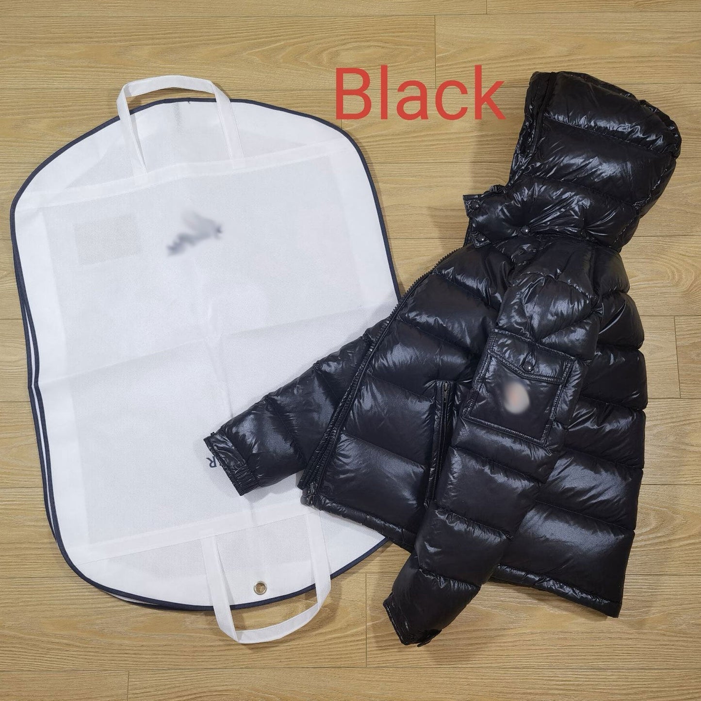 mens maya black puffer jacket "mclizzy"
