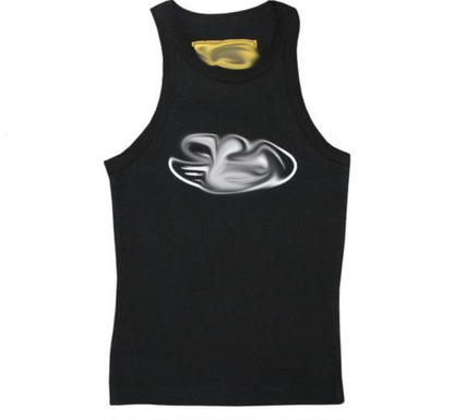 Womens Black/White Vest "CRT*Z"