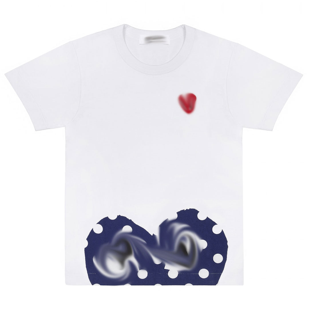 womens bottom white/blue t-shirt “cdg”