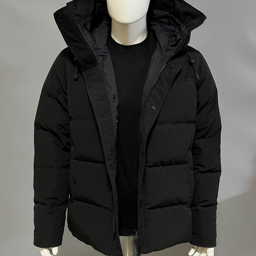 mens black jacket "milan goose"