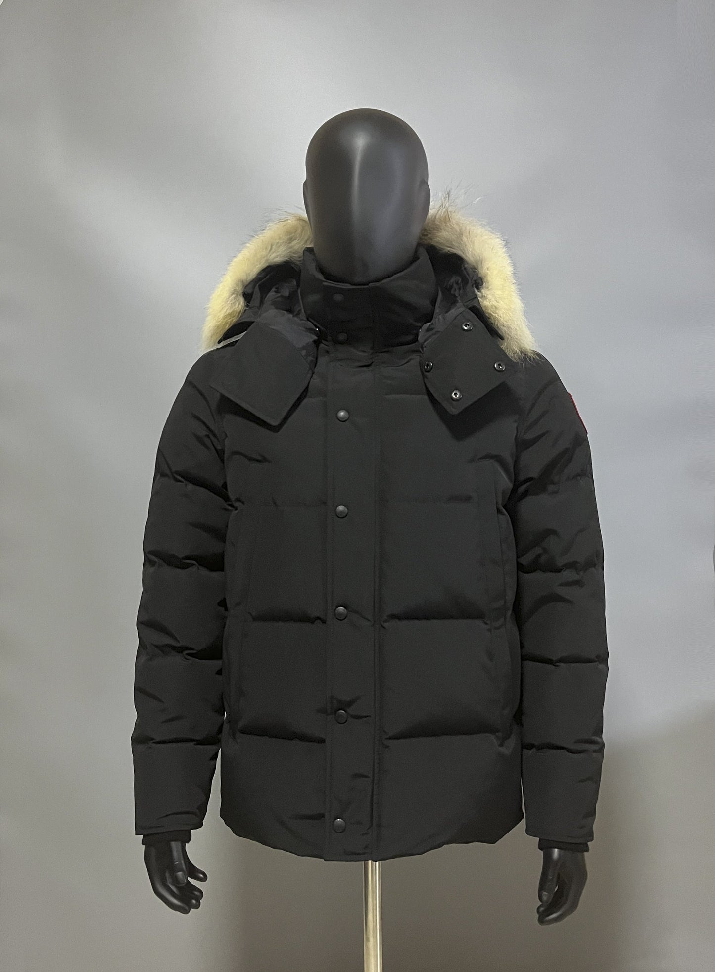 mens black jacket "goose wdm"