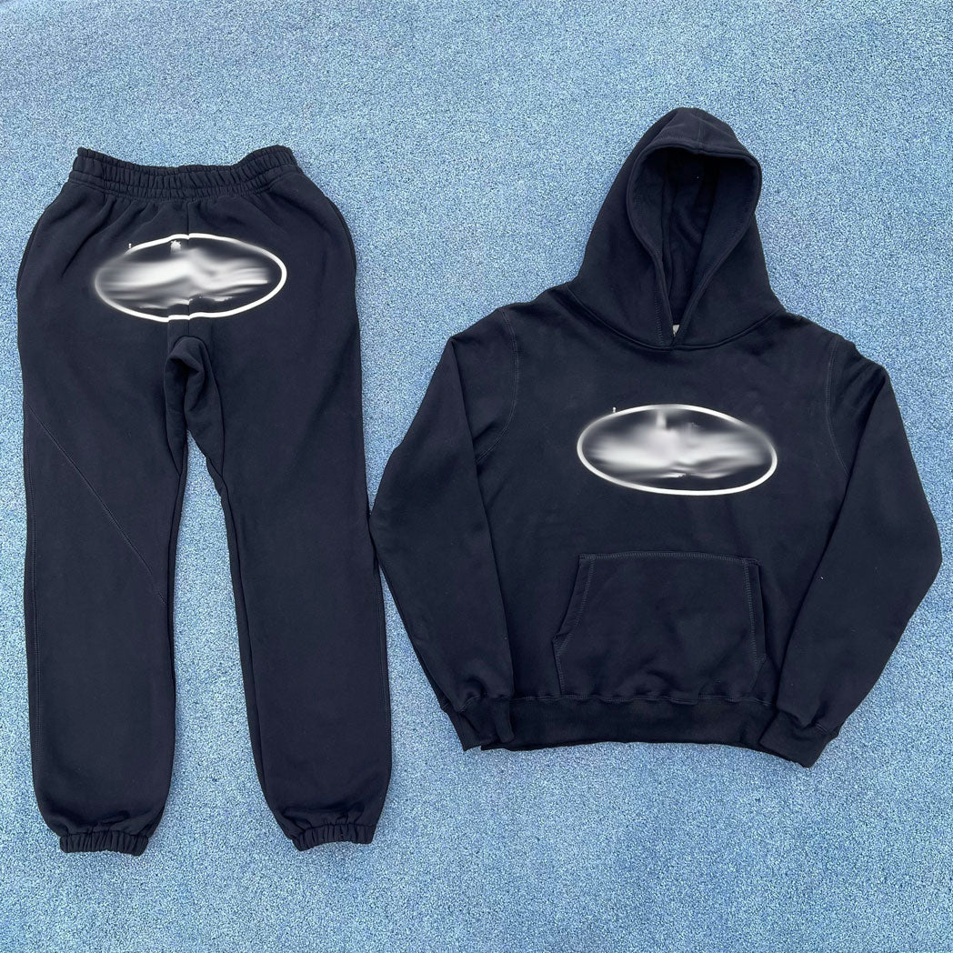 mens black joggers "crt*z"