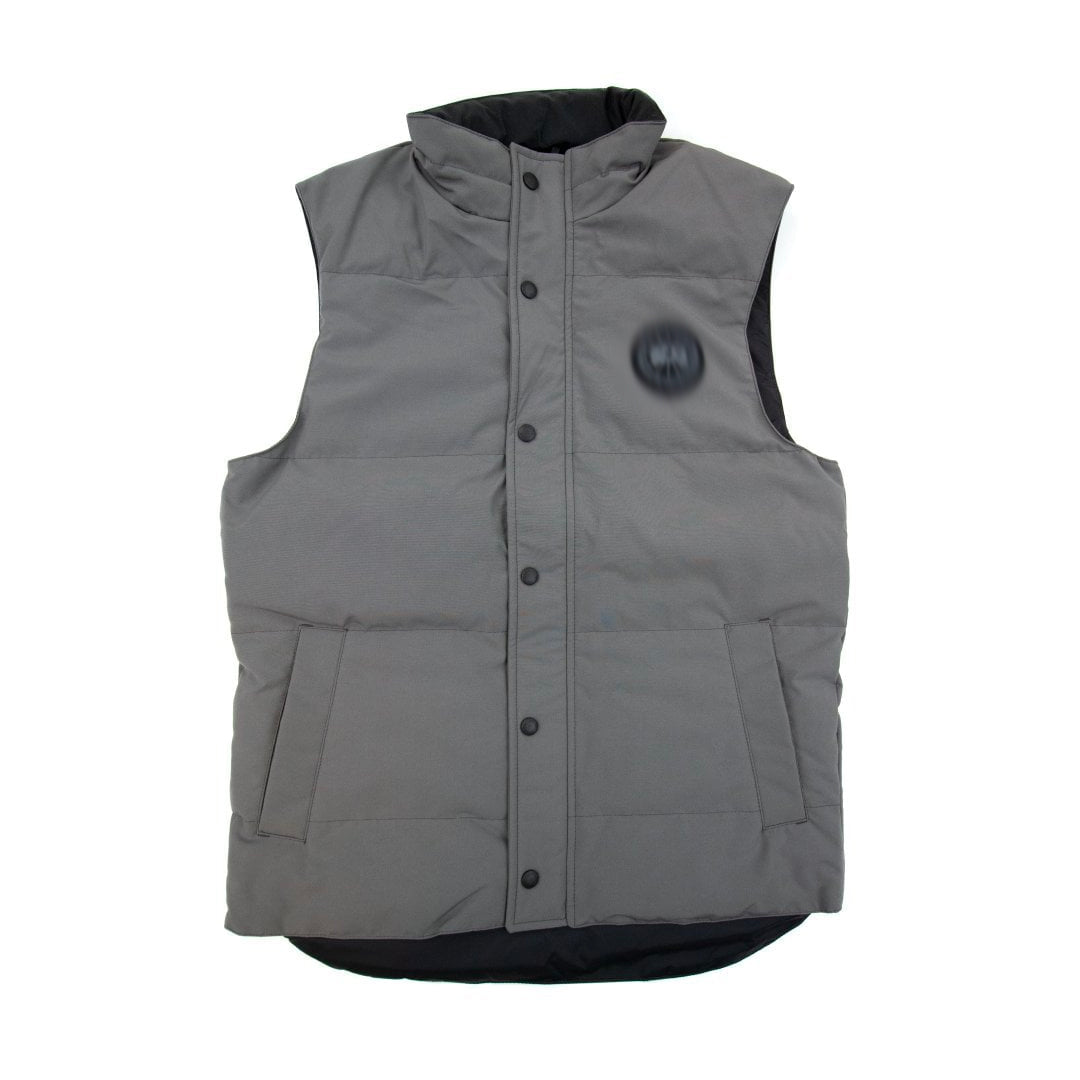 mens grey gilet "goose"