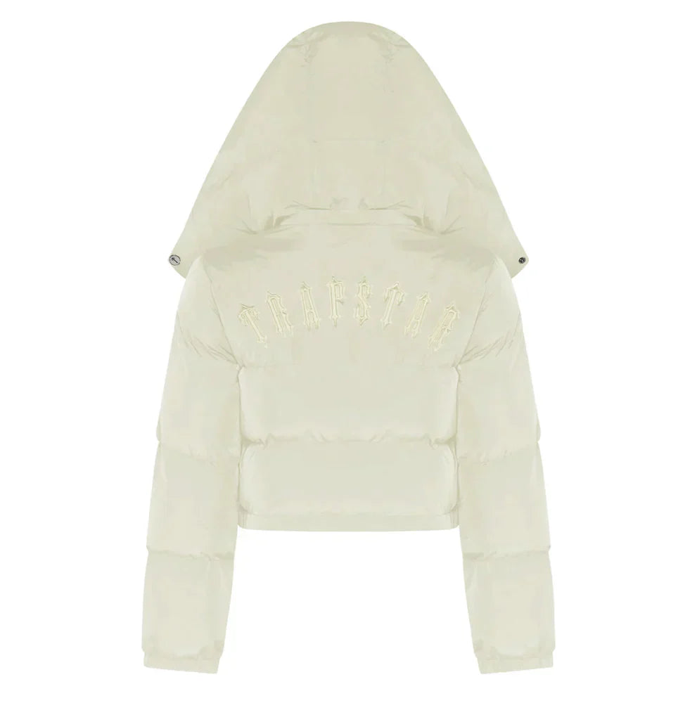 womens cream puffer jacket "tstar"