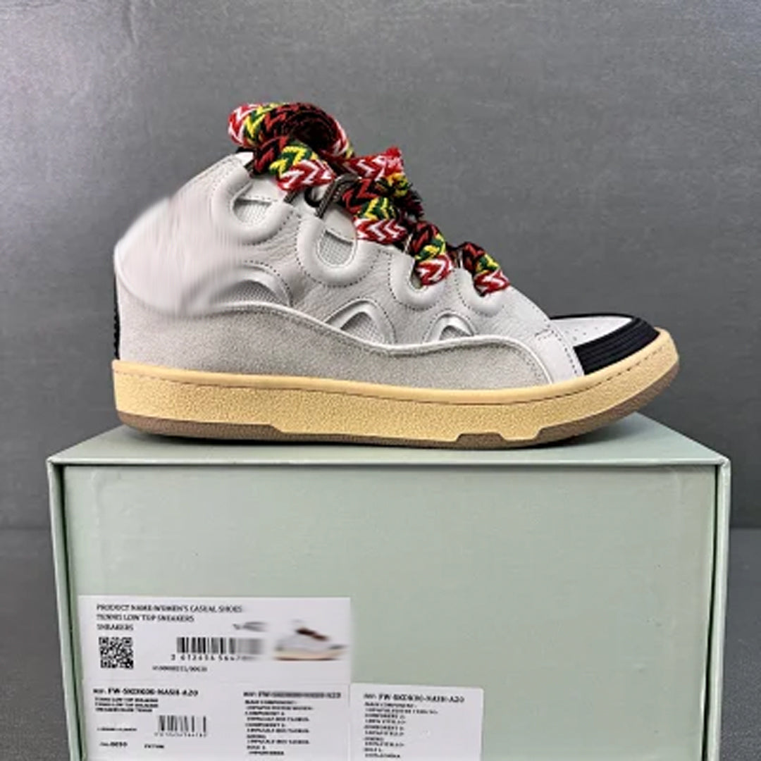 mens white shoes "lnvn curb"