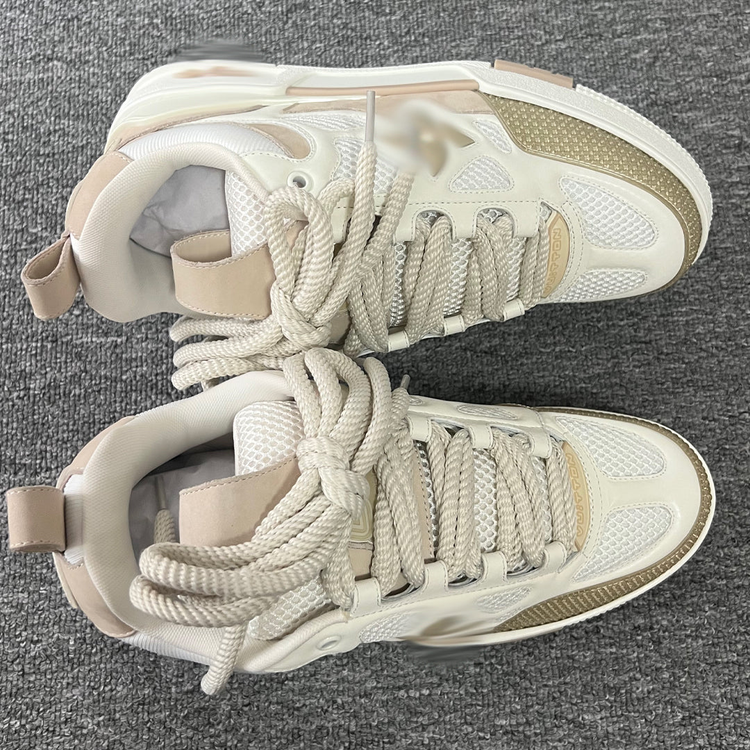 mens beige shoes “vl skate"