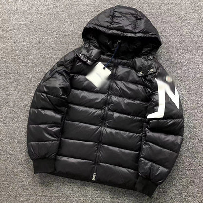 Mens CRYDLE Black Puffer Jacket "Mclizzy"