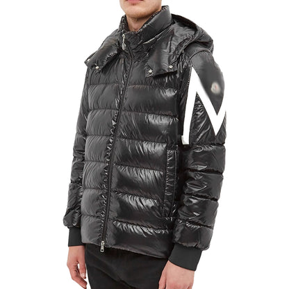Mens CRYDLE Black Puffer Jacket "Mclizzy"
