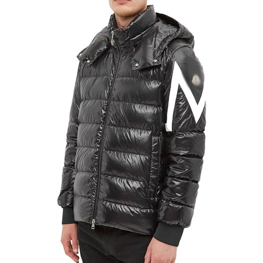 Mens CRYDLE Black Puffer Jacket "Mclizzy"