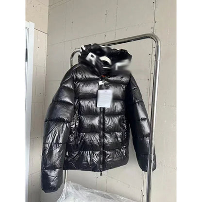 Mens SLZMN Black Puffer Jacket "Mclizzy"