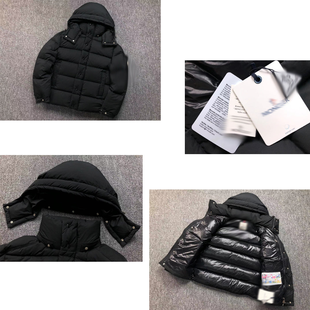 mens vzre black puffer jacket "mclizzy"