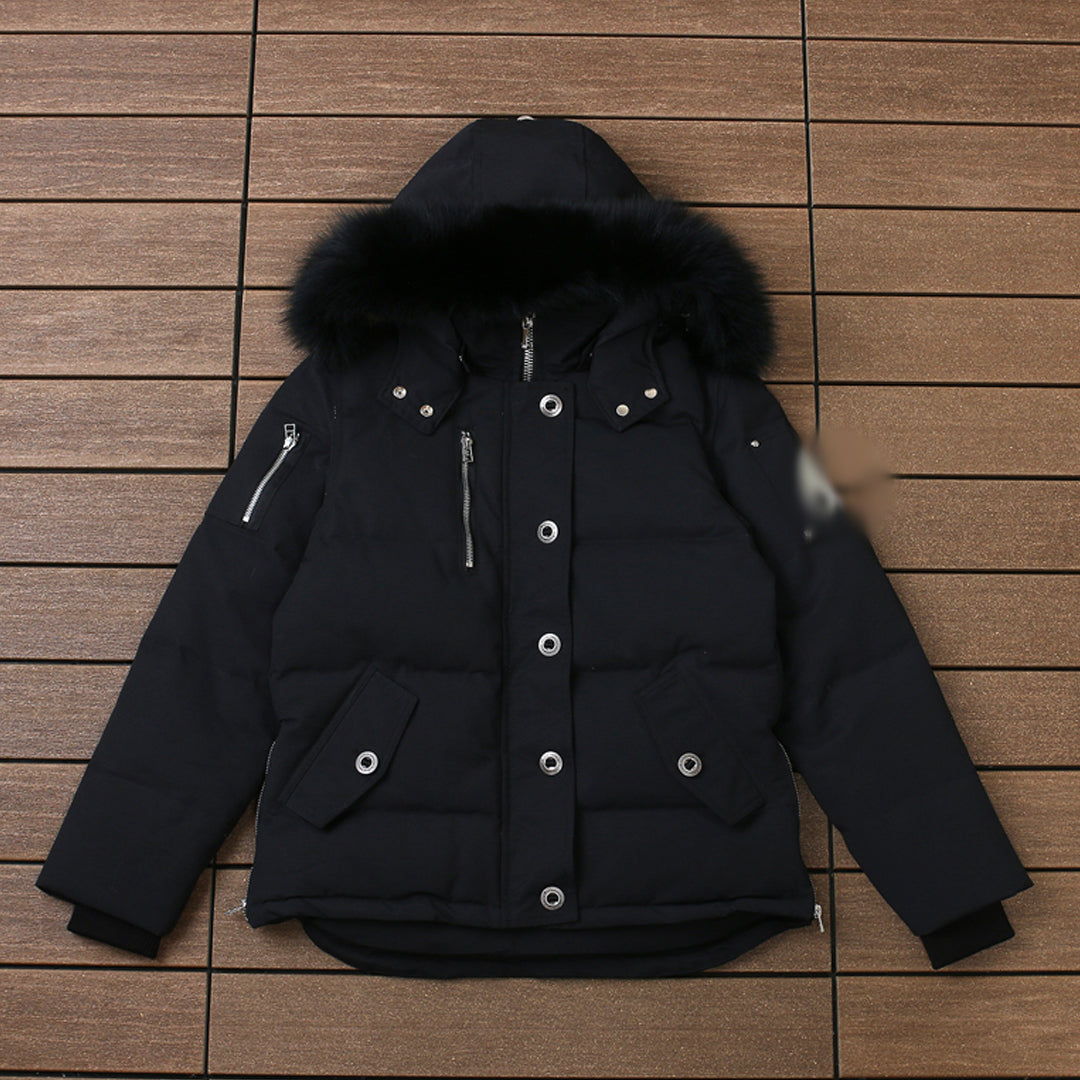 mens black jacket "moose"