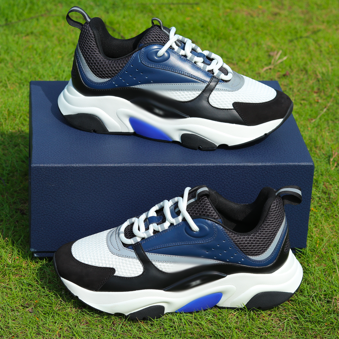 mens navy shoes “b2"