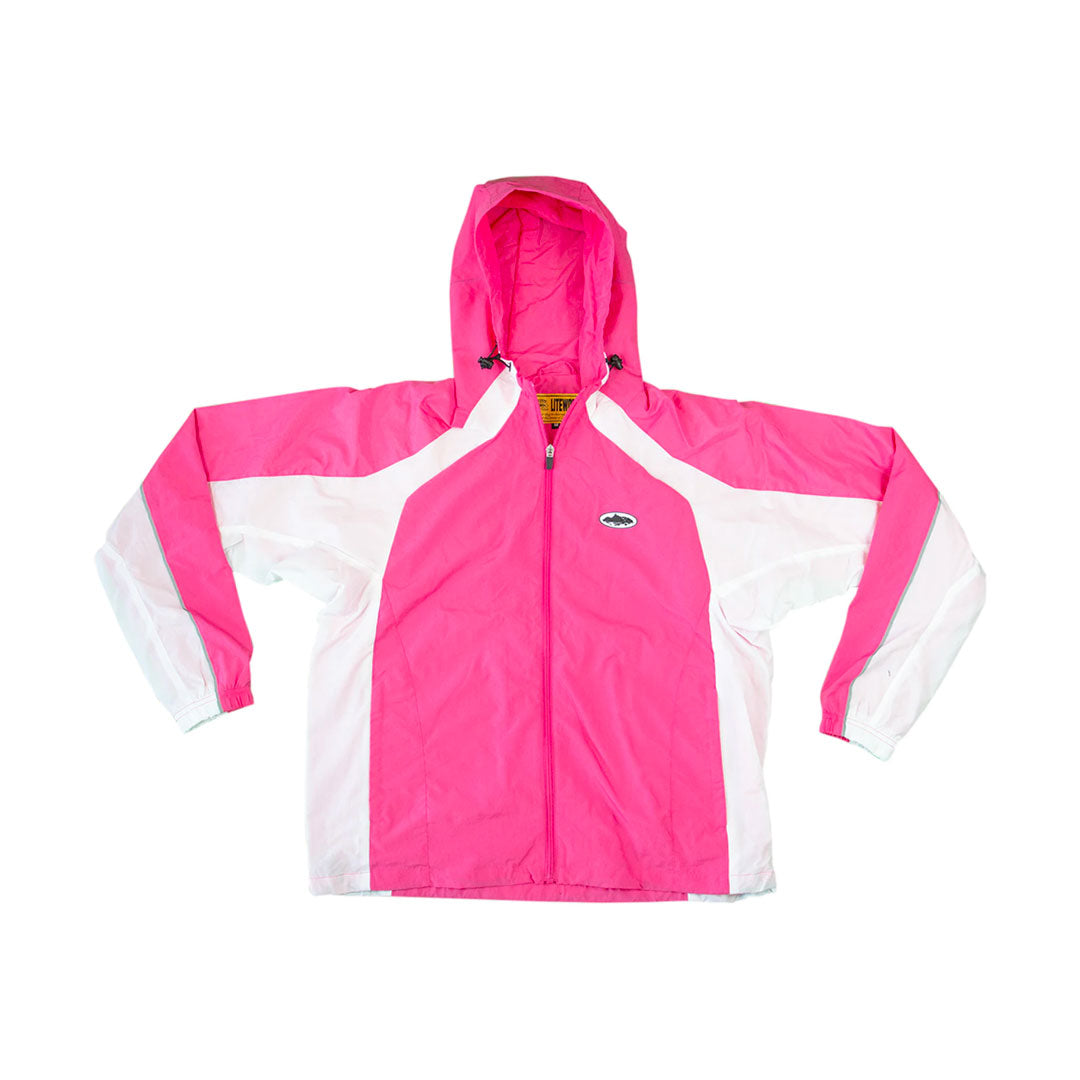 mens pink windbreaker "crt*z"
