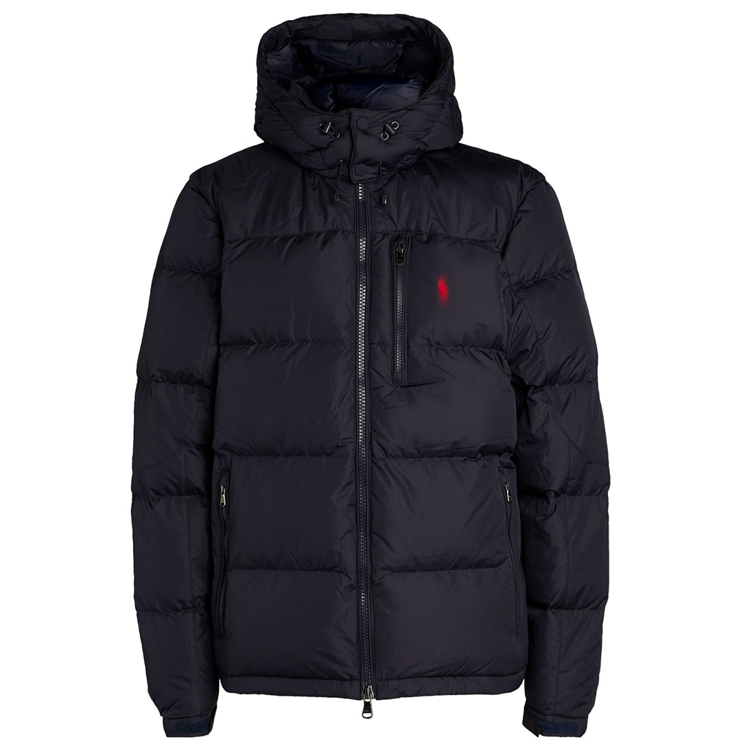 mens navy puffer jacket "polo"