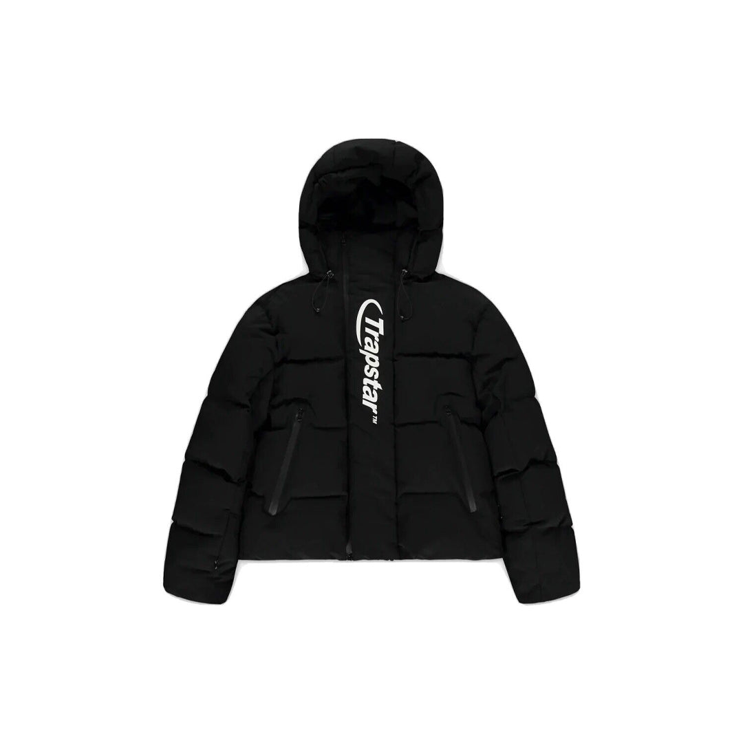 mens hooded black puffer jacket "tstar hyperdrive"
