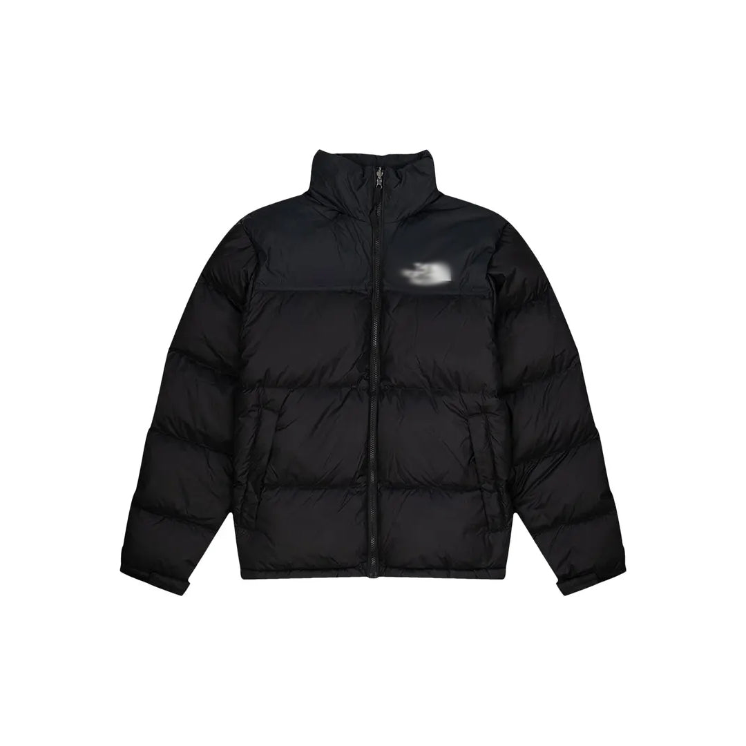 mens black puffer jacket "tnf 1996"