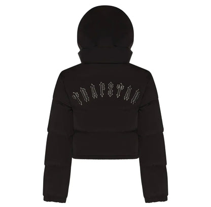 Womens Black Puffer Jacket "TStar"